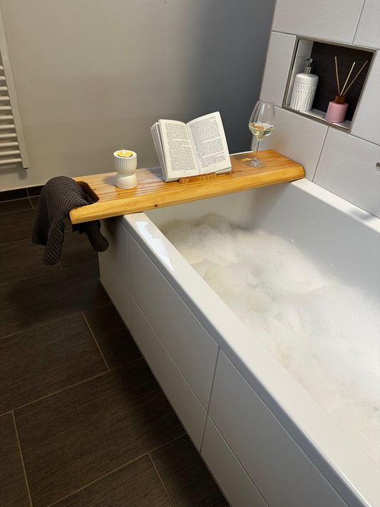 Badewannenablage aus Holz - Modell: Katharina